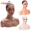 Mannequin Head With Shoulders Realistic Mannequin Head With Shoulders For Wigs Display Supplier